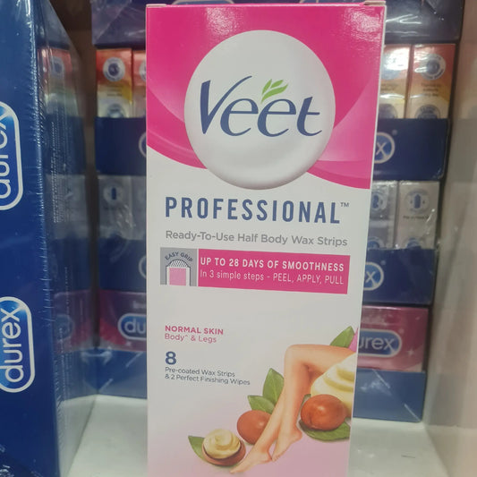 Veet 8 Wax Strips For Hair Removal