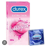 Durex Extra Thin Bubblegum 10pc