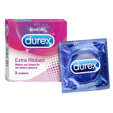 Durex Extra Ribbed 3pc