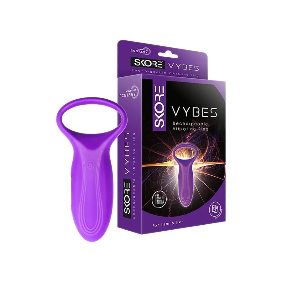 Skore Vybes Rechargeable Vibrate Ring for Him & Her