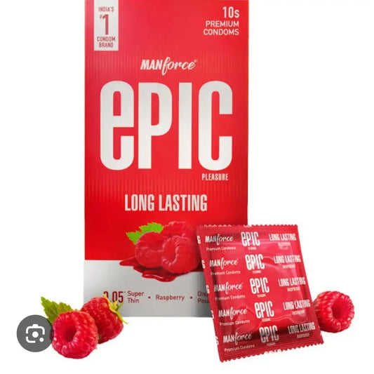 Manforce Epic 005 Longlasting 10pc Resbarry Flavoured