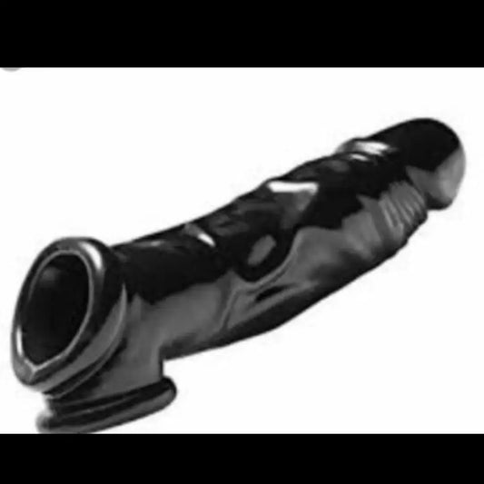 Dragon Black Double Hole 8 Inch Silicone