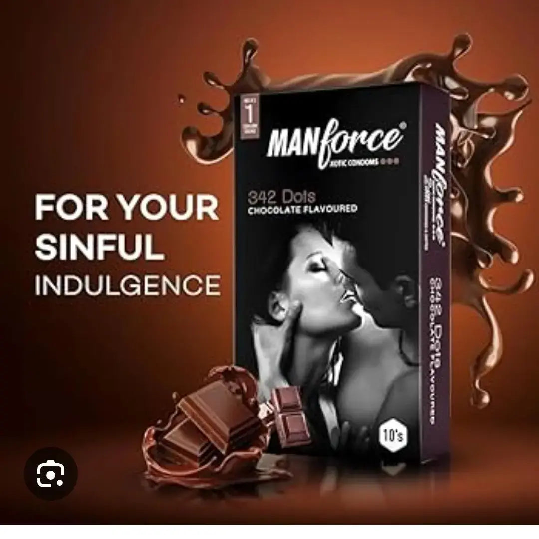 Manforce Chocolate Condom 10pc (3in 1)