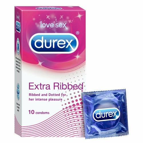 Durex Extra Ribbed 10 pc